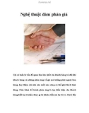 Nghệ thuật đàm phán giá