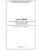 Giáo trình Bảo dưỡng sửa chữa máy biến áp cỡ nhỏ (Nghề: Cơ điện nông thôn - Trung cấp) - Trường Cao đẳng nghề Hà Nam (năm 2017)