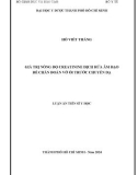 Luận án Tiến sĩ Y học: Giá trị nồng độ creatinine dịch rửa âm đạo để chẩn đoán vỡ ối trước chuyển dạ