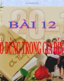 Slide bài Đồ dùng trong gia đình - Tự Nhiên Xã Hội 2 - GV.H.T.Minh