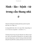 Sinh - lão - bệnh - tử trong cầu thang nhà ở