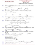 Đề thi thử THPT QG môn Toán năm 2020-2021 có đáp án (Lần 2) - Trường THPT Quế Võ 1, Bắc Ninh