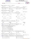 Đề thi giữa học kì 2 môn Toán lớp 10 năm 2023-2024 có đáp án - Trường THPT Thạnh Thành 1, Thanh Hóa