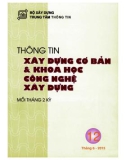 Thông tin Xây dựng cơ bản và khoa học công nghệ xây dựng – Số 12/2013