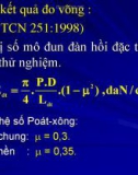 Bài giảng thí nghiệm đường ôtô 19