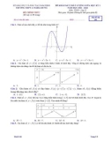 Đề kiểm tra giữa học kì 1 môn Toán lớp 12 năm 2021-2022 có đáp án - Trường THPT A Nghĩa Hưng