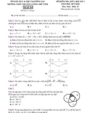 Đề kiểm tra giữa HK 1 môn Toán lớp 10 năm học 2017-2018 - THPT Chuyên Lương Thế Vinh - Mã đề 101