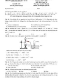 Đề khảo sát chất lượng lần 4 môn Hóa học lớp 11 năm 2018 - THPT Nguyễn Viết Xuân - Mã đề 105