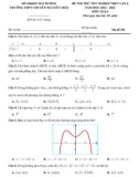 Đề thi thử tốt nghiệp THPT môn Toán năm 2021-2022 (Lần 4) - Trường THPT chuyên Nguyễn Trãi, Hải Dương (Mã đề 101)