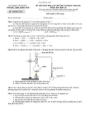 Đề thi học sinh giỏi môn Hóa học lớp 10 cấp trường năm 2020-2021 có đáp án - Trường THPT Đồng Đậu, Vĩnh Phúc