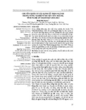 Chuyển dịch cơ cấu kinh tế theo ngành trong nông nghiệp ở huyện Yên Thành, tỉnh Nghệ An giai đoạn 2010-2022