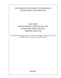 Giáo trình Chăn nuôi gia cầm (Nghề: Chăn nuôi thú y - Trung cấp) - Trường Trung cấp Trường Sơn, Đắk Lắk