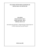 Giáo trình Dược lý thú y (Nghề: Chăn nuôi thú y - Trung cấp) - Trường Trung cấp Trường Sơn, Đắk Lắk