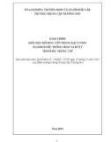 Giáo trình Côn trùng đại cương (Nghề: Trồng trọt và bảo vệ thực vật - Trung cấp) - Trường Trung cấp Trường Sơn, Đắk Lắk