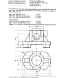 Đề thi cuối học kỳ II năm học 2019-2020 môn Vẽ kỹ thuật 1 - ĐH Sư phạm Kỹ thuật