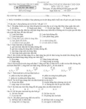 Đề thi học kì 2 môn Vật lý lớp 9 năm 2023-2024 có đáp án - Trường THCS Nguyễn Duy Hiệu, Hội An (HSKT)