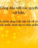 Bài giảng Giáo dục công dân 12 - Bài 6: Công dân với các quyền tự do cơ bản (Tiết 2)