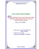 Sáng kiến kinh nghiệm THPT: Một số giải pháp giúp giáo viên chủ nhiệm giáo dục HS cần quan tâm tại trường THPT Tân Kỳ