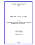 Sáng kiến kinh nghiệm THPT: Một số giải pháp nhằm nâng cao chất lượng dạy học trực tuyến tại lớp chủ nhiệm ở trường THPT Đô Lương 4