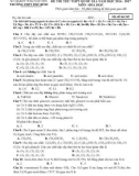 Đề thi thử THPT Quốc gia môn Hóa học năm 2017 - THPT Phú Bình - Mã đề 242