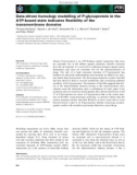 Báo cáo khoa học: Data-driven homology modelling of P-glycoprotein in the ATP-bound state indicates ﬂexibility of the transmembrane domains