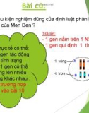 Bài giảng Sinh học 12 - Bài 10: Tương tác gen và tác động đa hiệu của gen (Phạm Thanh Thảo)