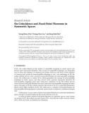 Báo cáo hóa học: Research Article On Coincidence and Fixed-Point Theorems in Symmetric Spaces