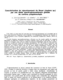 Báo cáo lâm nghiệp: Caractérisation du rajeunissement du Noyer (Juglans par une étude spectrophotométrique globale du contenu polyphénolique