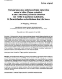 Báo cáo lâm nghiệp: des ectomycorhizes naturelles entre le hêtre (Fagus sylvatica) et deux lactaires (Lactarius blennius var viridis et Lactarius subdulcis). Il. Caractérisation cytochimique des interfaces