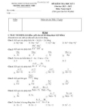 Đề thi học kì 1 môn Toán lớp 8 năm 2021-2022 có đáp án - Trường THCS Phúc Trìu, Thái Nguyên
