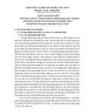 Báo cáo sáng kiến: Tổ chức, quản lí hoạt động nhóm hiệu quả trong giờ thực hành vẽ tranh đề tài khối lớp 6 ở trường PTDTBT TH&THCS Trà Vinh