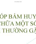 Bài giảng Xoa bóp bấm huyệt để chữa một số bệnh thường gặp