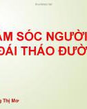 Bài giảng Chăm sóc người bệnh đái tháo đường - Đặng Thị Mơ