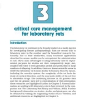 Ebook Critical care management for laboratory mice and rats: Part 2