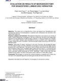 Đánh giá kết quả vi phẫu thuật lấy nhân đệm trên bệnh nhân thoát vị đĩa đệm thắt lưng - cùng có mảnh rời