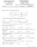 Đề thi học kì 1 môn Toán lớp 12 năm 2023-2024 - Trường THPT Kiến Văn, Đồng Tháp