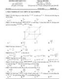 Đề thi học kì 2 môn Toán lớp 11 năm 2023-2024 - Trường THPT Kiến Văn, Đồng Tháp