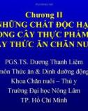 NHỮNG CHẤT ĐỘC HẠI TRONG CÂY THỰC PHẨM VÀ CÂY THỨC ĂN CHĂN NUÔI