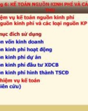 Bài giảng Kế toán đơn vị hành chính sự nghiệp: Chương 6 - Vũ Quốc Vững