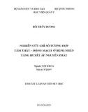 Tóm tắt Luận án Tiến sĩ Y học: Nghiên cứu chỉ số tương hợp tâm thất - động mạch ở bệnh nhân tăng huyết áp nguyên phát