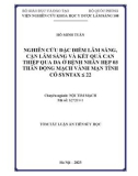 Tóm tắt luận án Tiến sĩ Y học: Nghiên cứu đặc điểm lâm sàng, cận lâm sàng và kết quả can thiệp qua da ở bệnh nhân hẹp 03 thân động mạch vành mạn tính có Syntax < 22