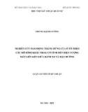 Luận án Tiến sĩ Kỹ thuật: Nghiên cứu dao động thẳng đứng của ô tô theo các mô hình khác nhau có tính đến hiện tượng mất liên kết giữa bánh xe và mặt đường