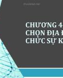 Bài giảng Tổ chức sự kiện: Lựa chọn địa điểm tổ chức sự kiện - ThS. Nguyễn Minh Hiền