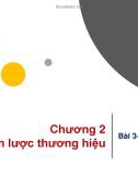 Bài giảng Quản trị thương hiệu: Chương 2 - Chiến lược thương hiệu