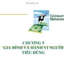 Bài giảng Hành vi người tiêu dùng: Chương 5 - Gia đình và hành vi người tiêu dùng