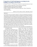 Comparison of wind load impacts on existing lowrise building, according to TCVN 2737
