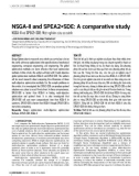 NSGA-II and SPEA2+SDE: A comparative study