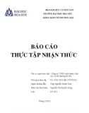 Báo cáo thực tập nhận thức: Công ty TNHH một thành viên quản lý và xây dựng đường bộ 483