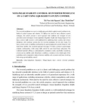 Nonlinear stability control of inverted pendulum on a cart using LQR-based T-S fuzzy control