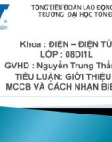 TIỂU LUẬN: GIỚI THIỆU MCCB VÀ CÁCH NHẬN BIẾT